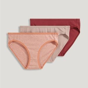 Jockey Organic Cotton Stretch Logo Bikini - 3 Pack